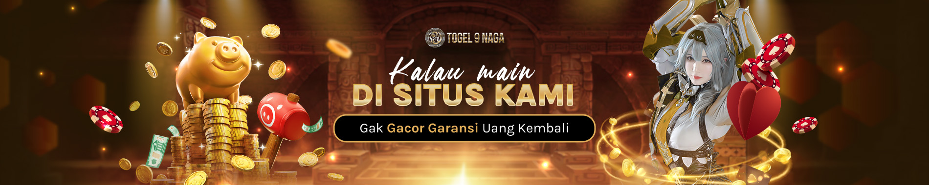 Bonus Garansi Kekalahan  100% togel9naga